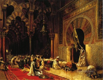  Weeks Painting - Interior of the Mosque at Cordova Persian Egyptian Indian Edwin Lord Weeks